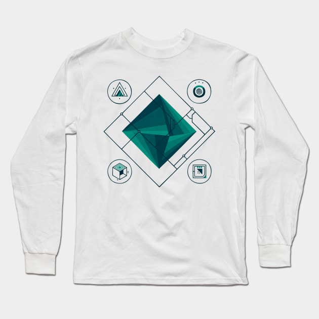 Prism Long Sleeve T-Shirt by againstbound